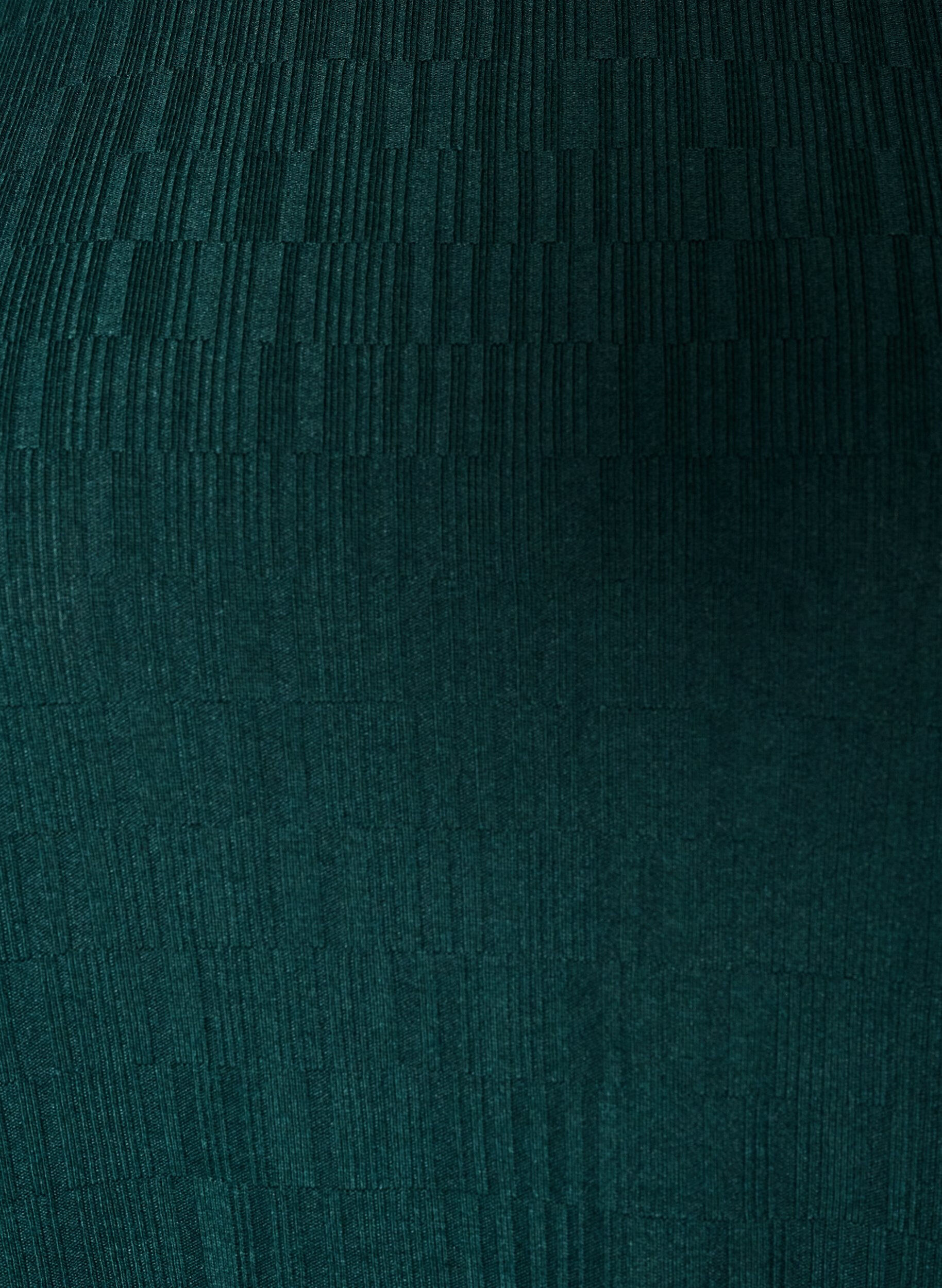 ZizziPusero tekstuurilla ja 3/4-hihoilla, Vihre&auml;, Packshot image number 2
