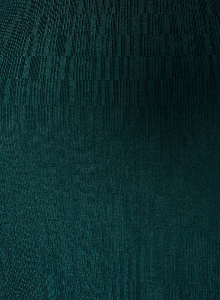 Pusero tekstuurilla ja 3/4-hihoilla, Vihre&auml;, Packshot image number 2