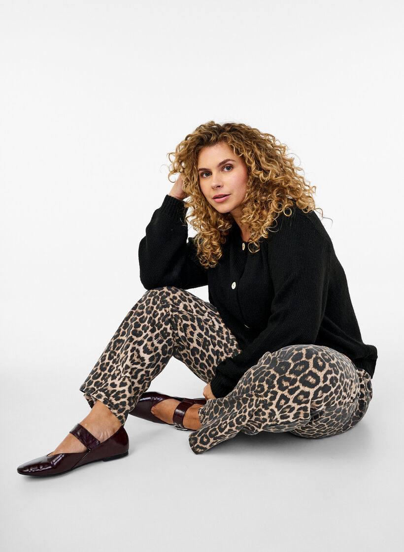 Neulevillatakki villalla ja napeilla, Black Solid, Image image number 0