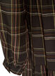 Ruudullinen midimekko kerroshelmalla, Ruskea, Packshot image number 3