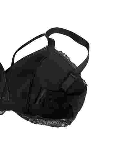 Pitsiset rintaliivit nauhayksityiskohdalla, Black, Packshot image number 3