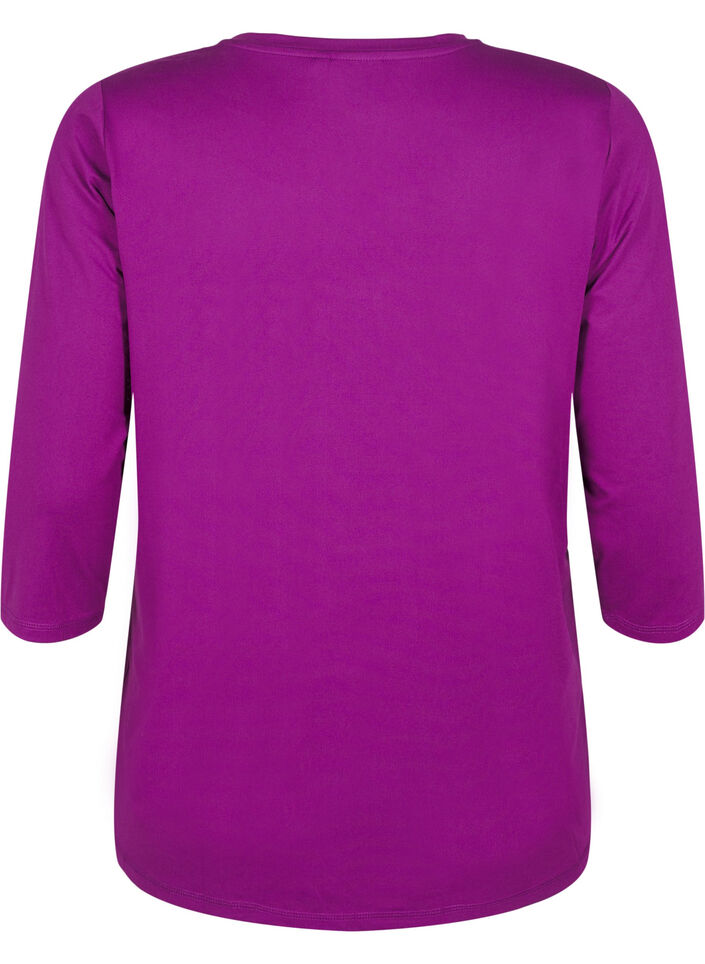 Treeniyl&auml;osa 3/4-hihoilla, Violetti, Packshot image number 1