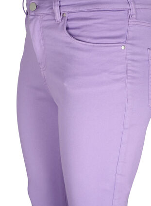 Korkeavyötäröiset super slim fit Amy-farkut, Chalk Violet, Packshot image number 2