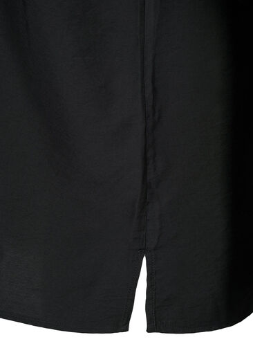 One shoulder viskoosipusero, Black, Packshot image number 2