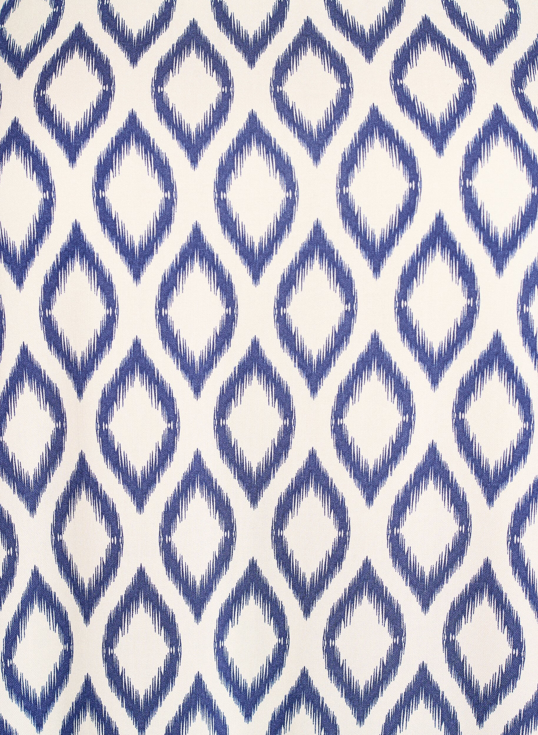 Zizzi Viskoosimekko leikkauslinjalla, Sininen, Packshot image number 2