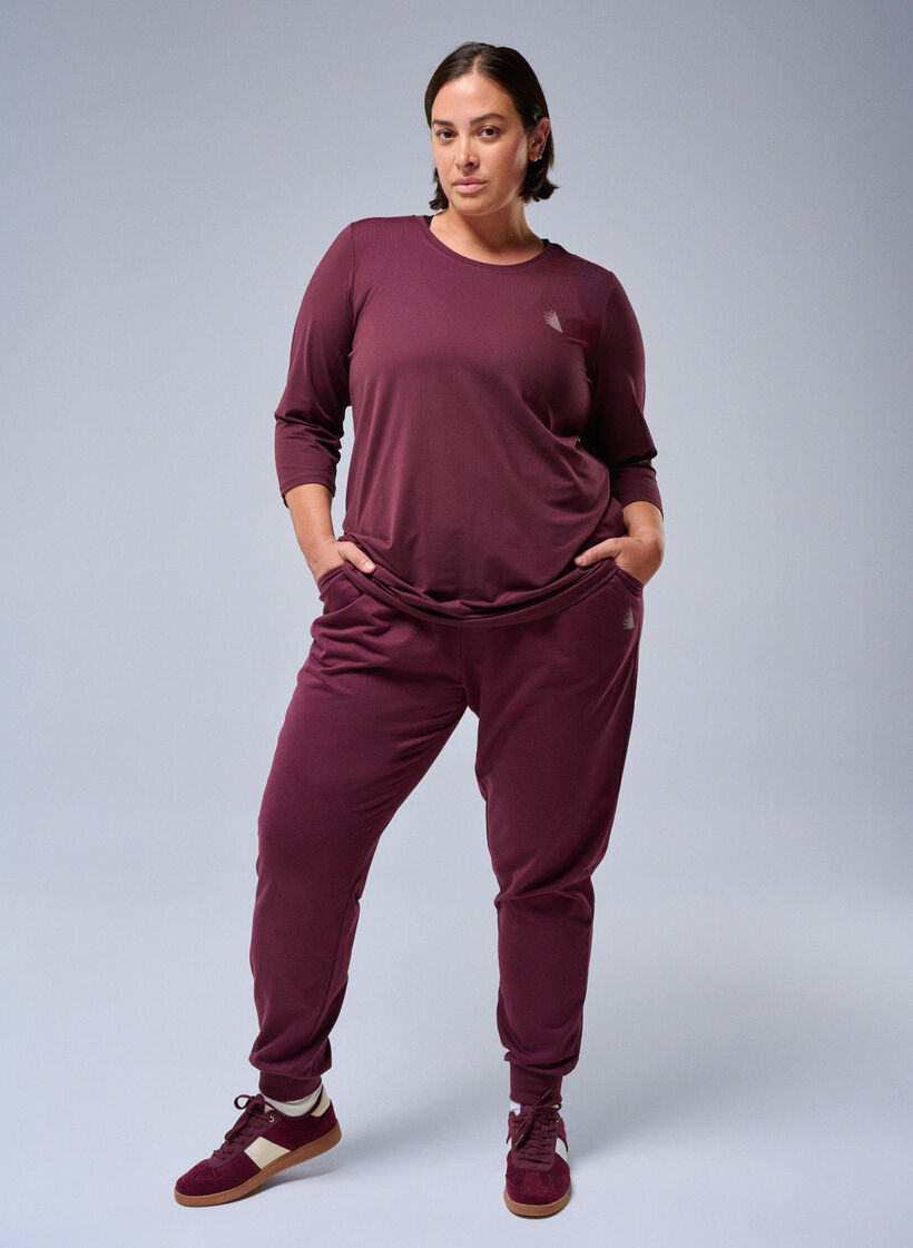 V&auml;lj&auml;t treenihousut taskuilla, Vihre&auml;, Image image number 0