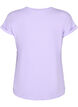 Lyhythihainen t-paita puuvillasekoitteesta, Violetti, Packshot image number 1