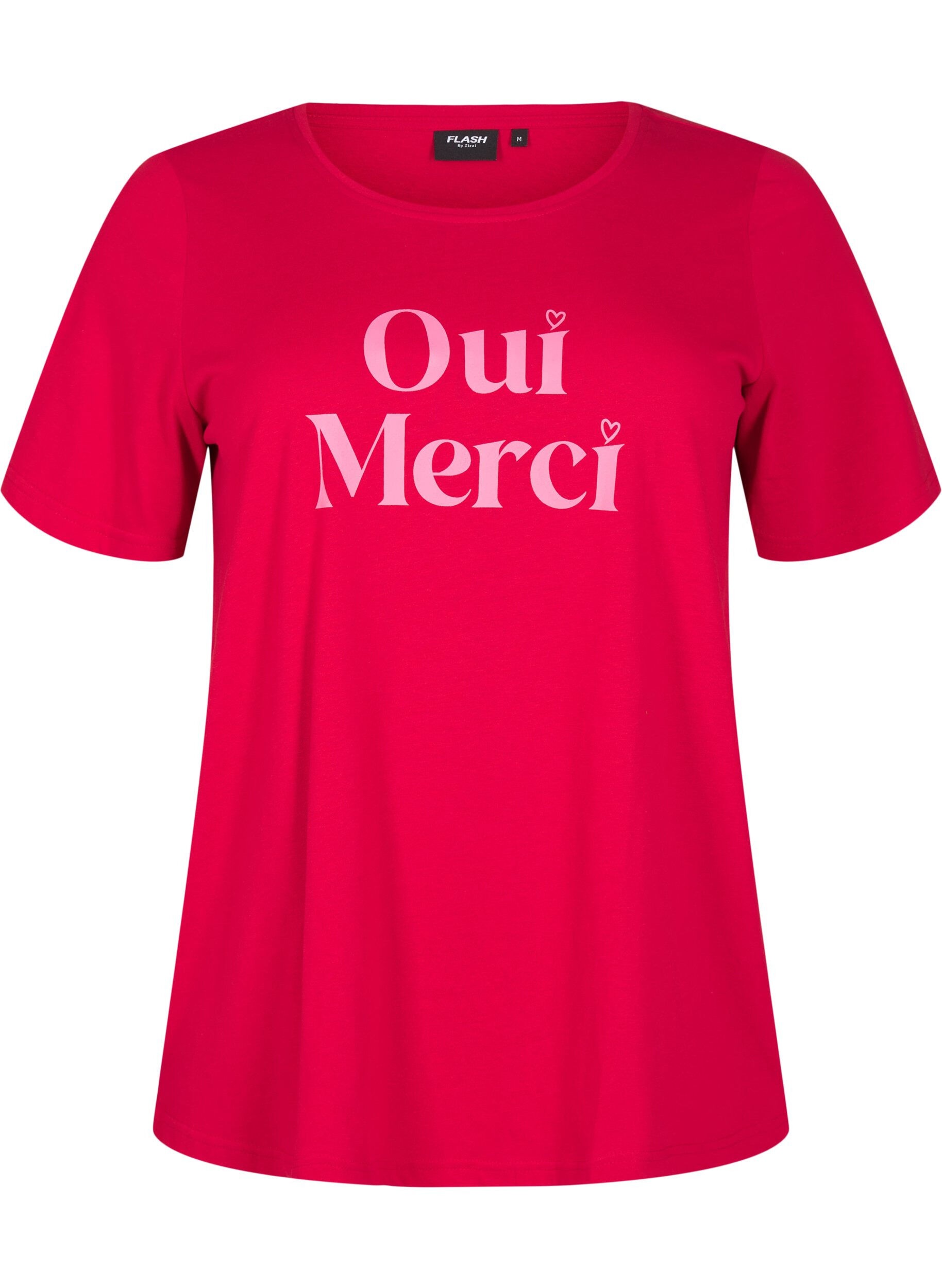 Zizzi FLASH - T-paita motiivilla, Punainen, Packshot image number 0