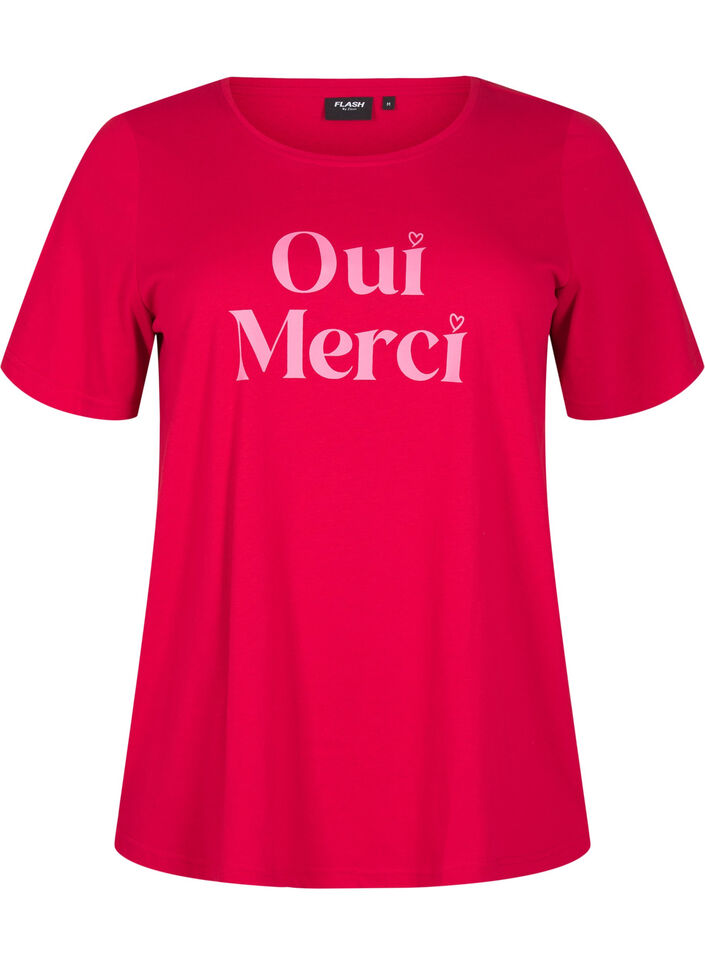 FLASH - T-paita printillä, Punainen, Packshot image number 0