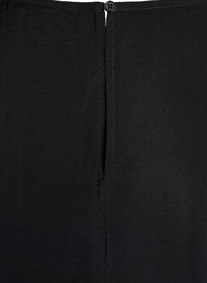 Viskoositunika pitsiyksityiskohdalla, Musta, Packshot image number 3