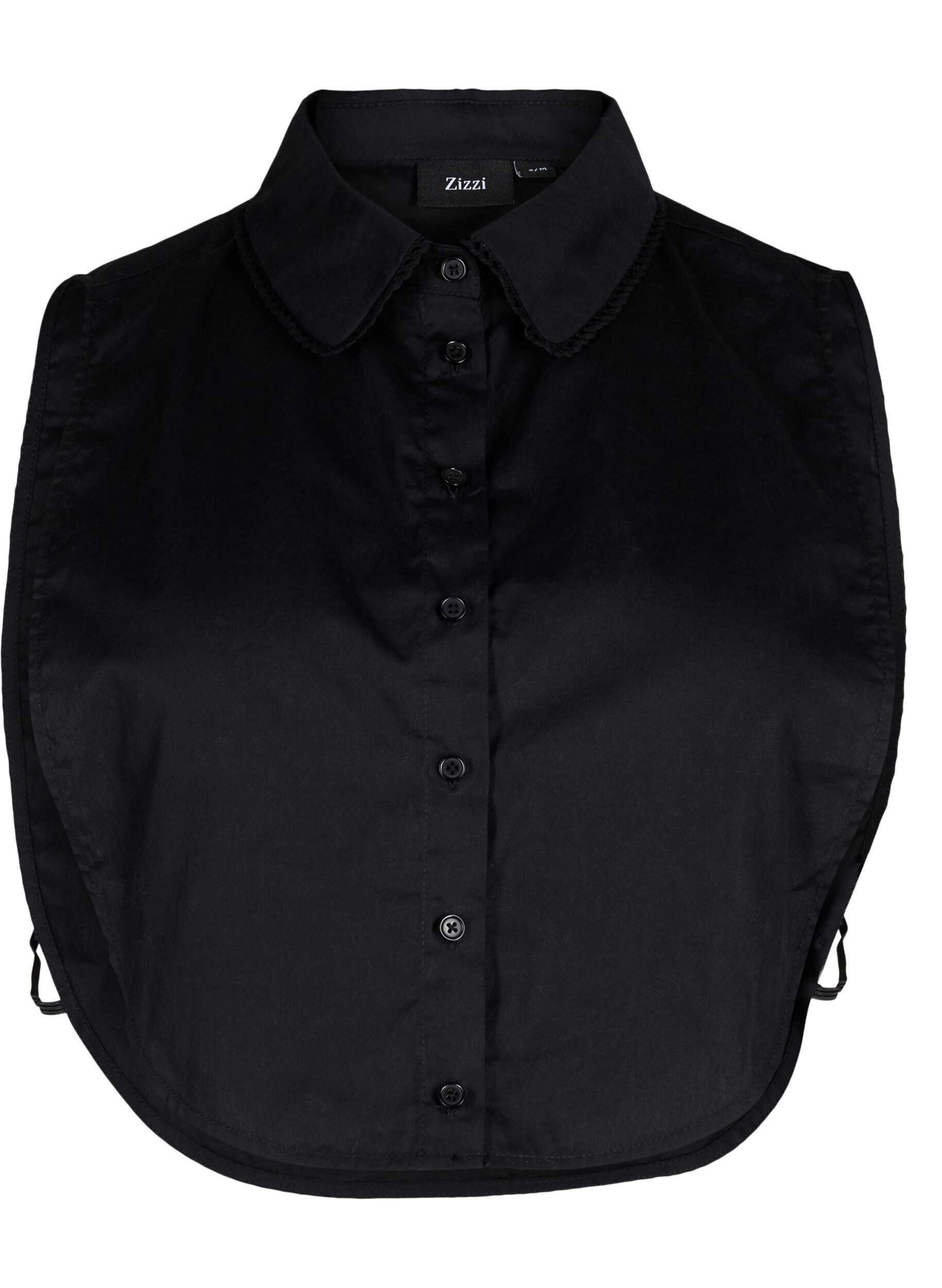 Zizzi Kaulus pitsinauhalla, Black, Packshot image number 0