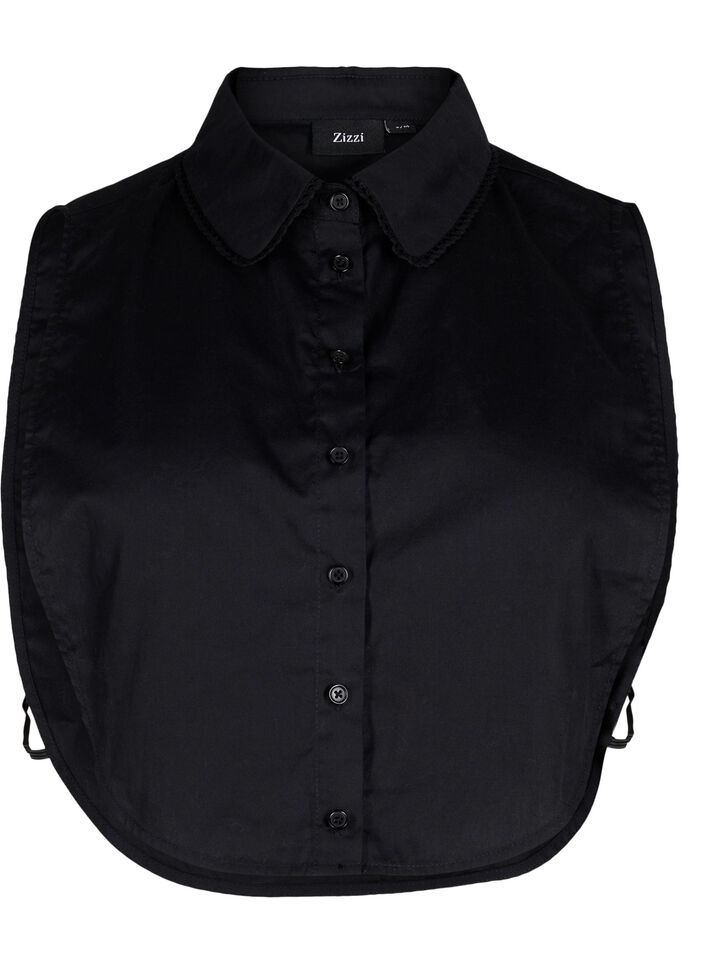 Kaulus pitsinauhalla, Black, Packshot image number 0