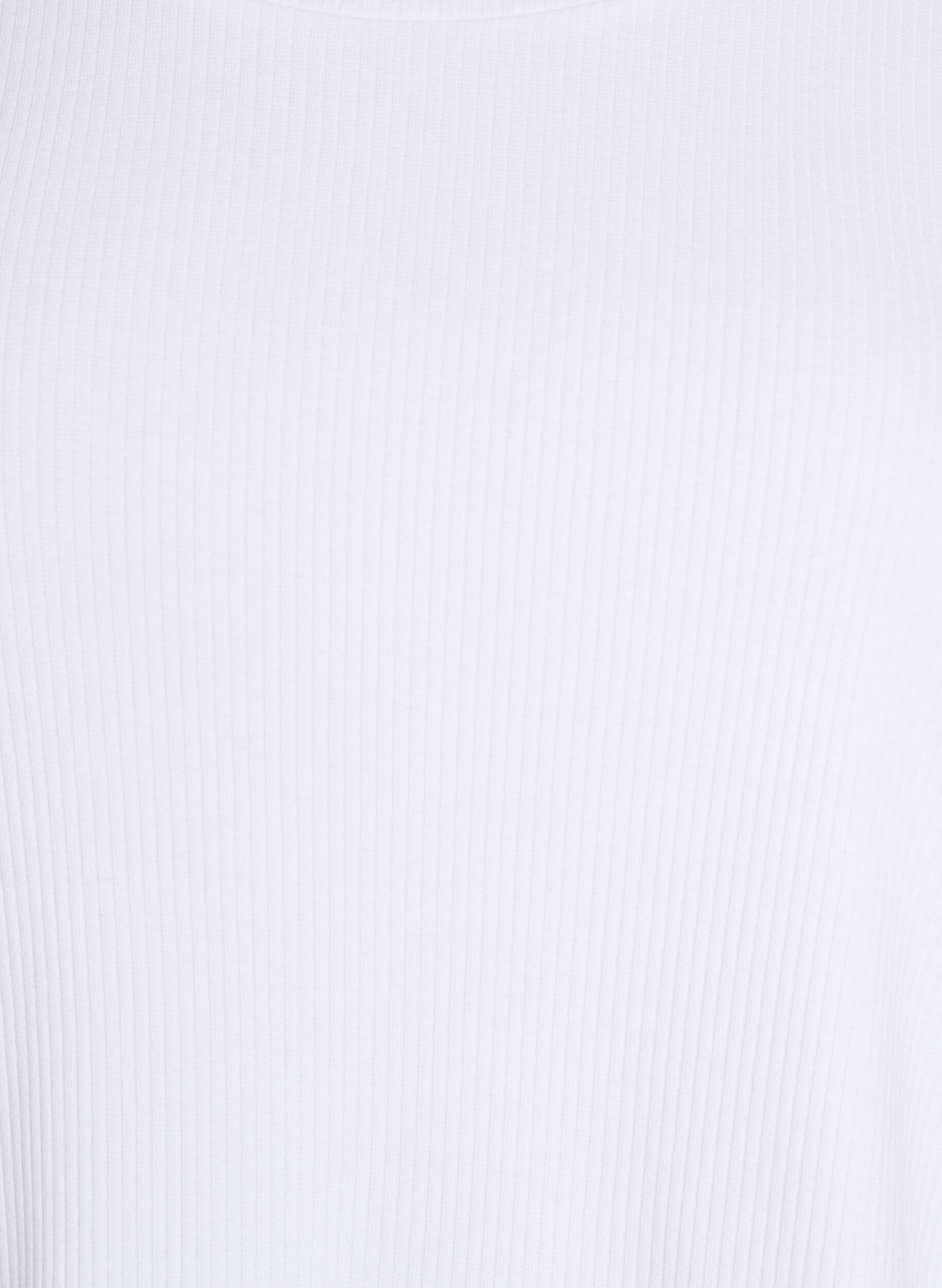 ZizziRibattu jerseypusero, jossa on lyhyet hihat, Valkoinen, Packshot image number 2