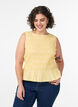 Smokkitoppi venep&auml;&auml;ntiell&auml; ja peplum-helmalla, Keltainen, Model image number 0
