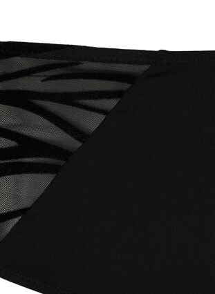 Alushousut mesh-kankaalla, Black, Packshot image number 2