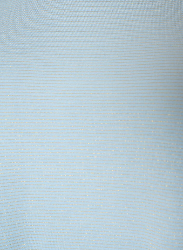 Viskoosi T-paita kimalle raidoilla, Sininen, Packshot image number 2
