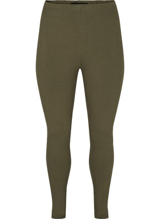 Puuvillaiset legginssit printillä, Ivy Green, Packshot image number 0