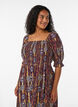 Kes&auml;mekko viskoosista paisley-kuosilla, Violetti, Model image number 2