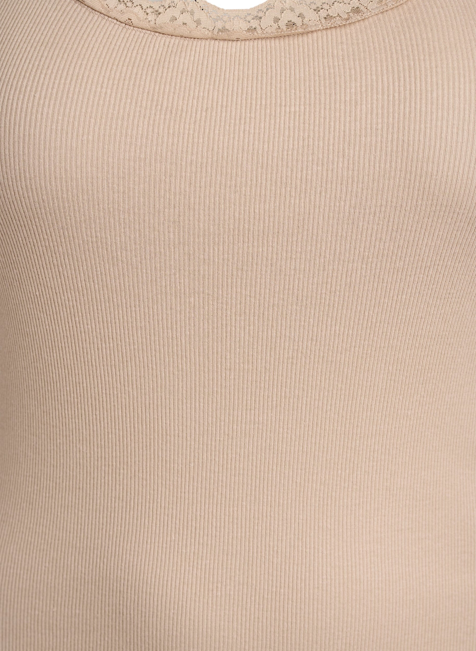 ZizziPitsikoristeinen yl&auml;osa, Beige, Packshot image number 2