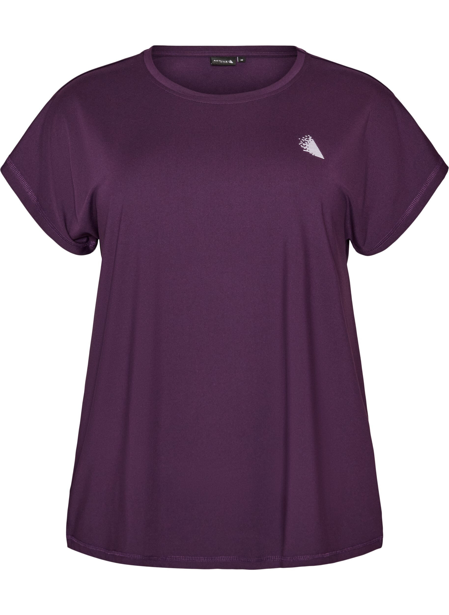 ZizziYksiv&auml;rinen treeni-T-paita, Violetti, Packshot image number 0