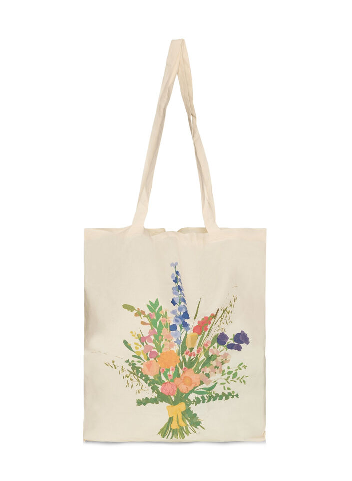 Tote-laukku printill&auml;, Vihre&auml;, Packshot image number 0