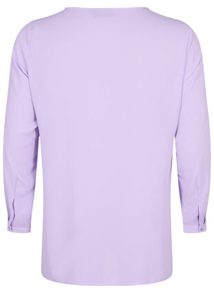 Pitkähihainen paita v-pääntiellä, Purple Rose, Packshot image number 1