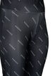 Leggingsit tekstillä, Black Radiance, Packshot image number 2