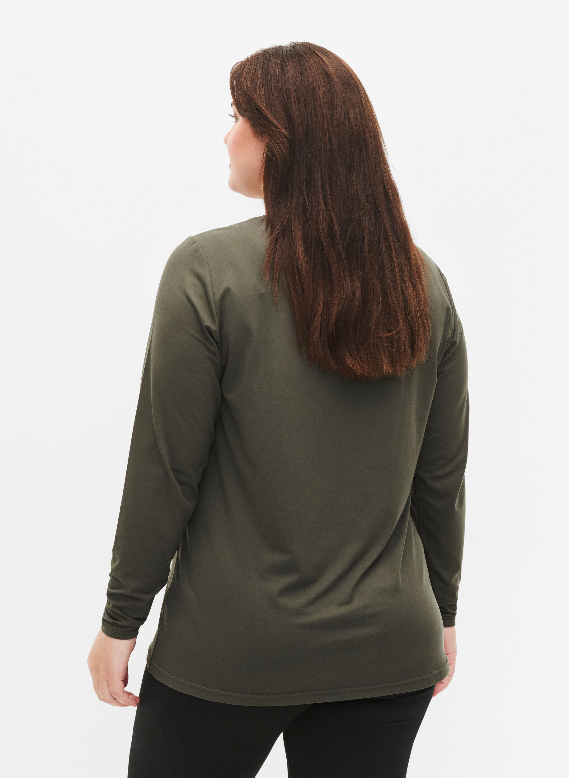 Zizzi Pitk&auml;hihainen treenipaita, Chimera, Model image number 1