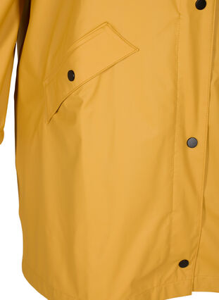 Sadetakki hupulla ja nappikiinnityksellä, Spruce Yellow, Packshot image number 3