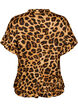 Pusero leopardikuosilla ja r&ouml;yhel&ouml;yksityiskohdilla, Ruskea, Packshot image number 1