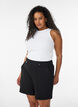 V&auml;lj&auml;t shortsit taskuilla , Musta, Model image number 0