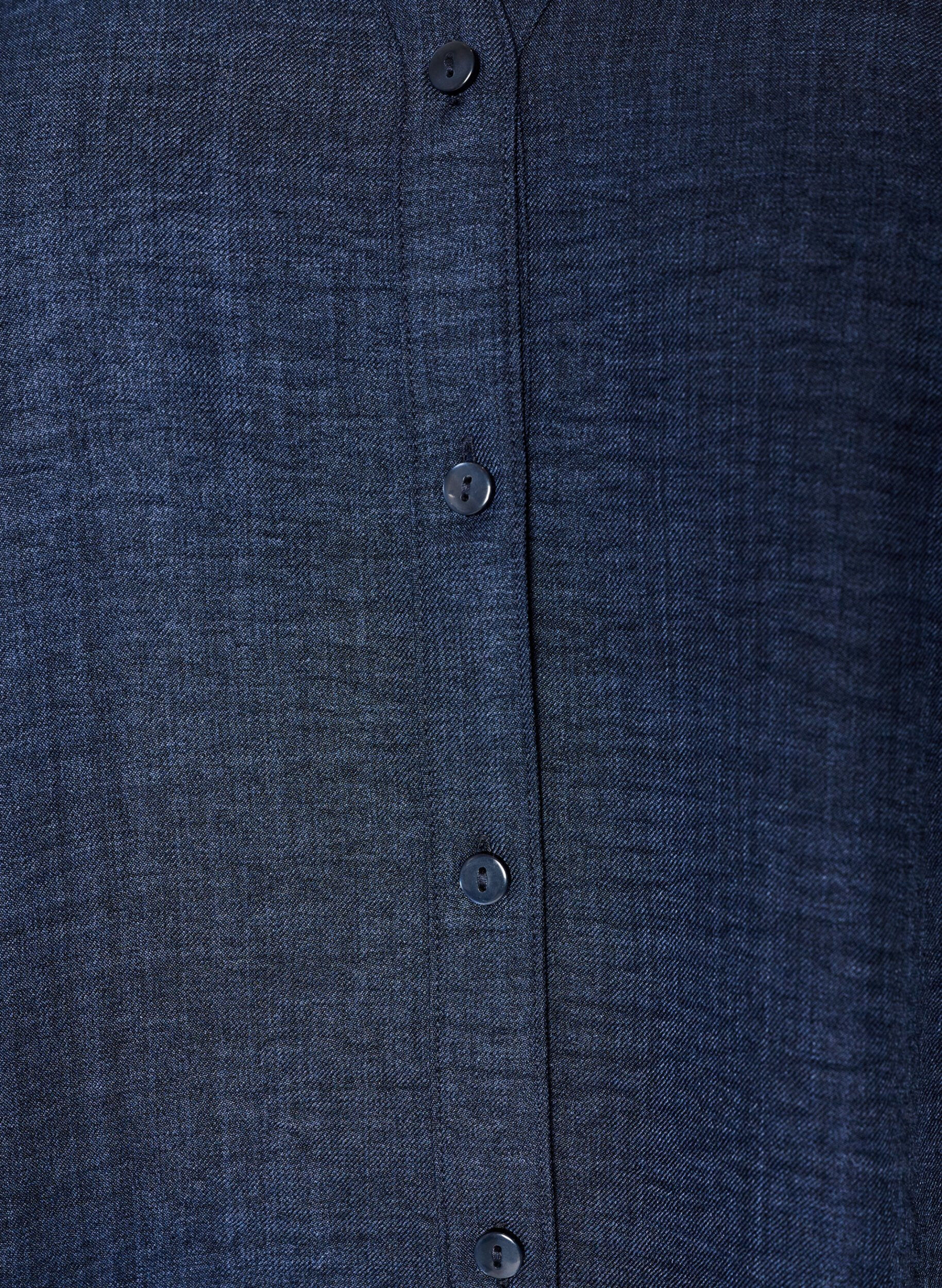 ZizziRento paita V-p&auml;&auml;ntiell&auml;, Sininen, Packshot image number 2