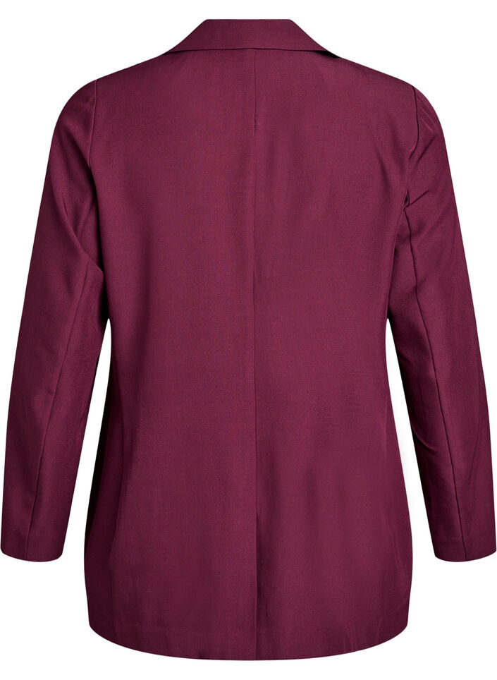 Bleiseri taskuilla ja halkioilla, Tumma Bordeaux, Packshot image number 1