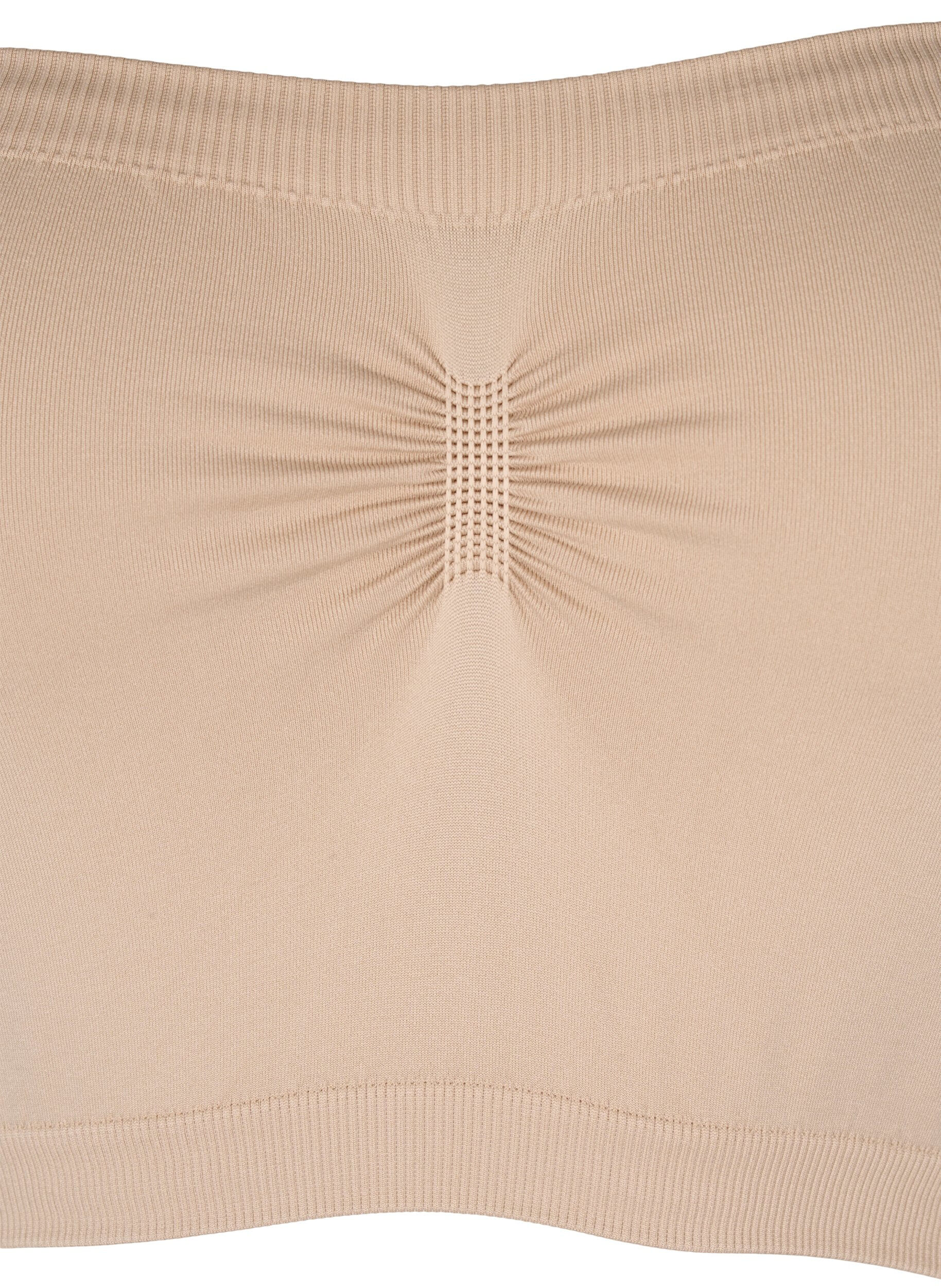 ZizziBandeau-rintaliivit , Beige, Packshot image number 2