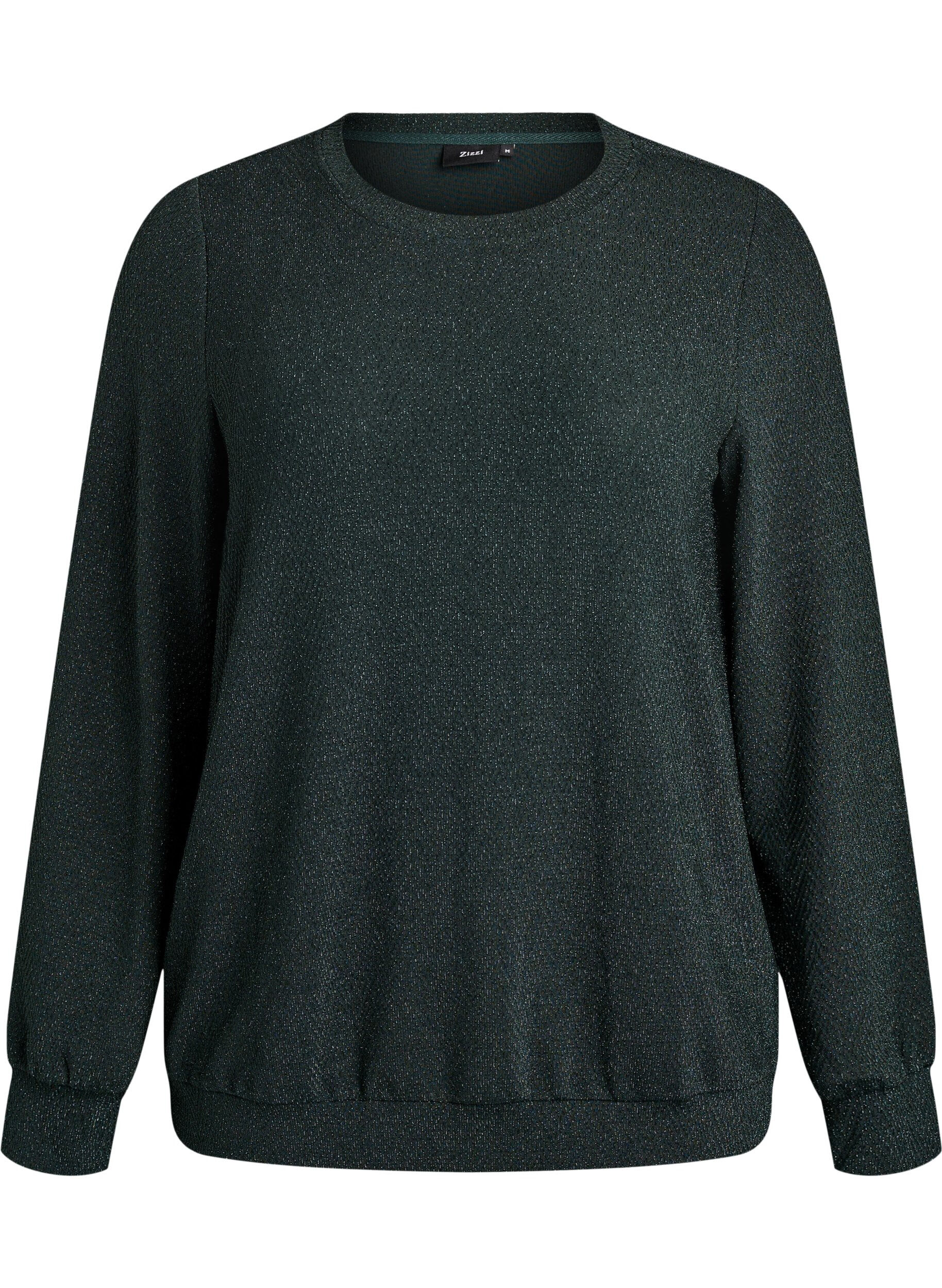 Pusero, jossa kalanruotokuvio ja kimallelanka