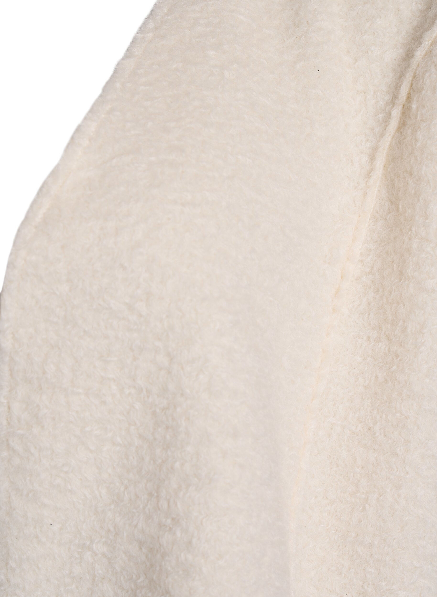 ZizziRento neuletakki taskuilla, Vanilja, Packshot image number 2