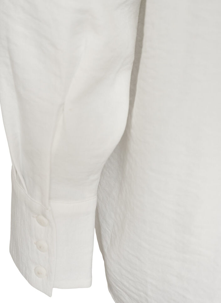 Rento paita V-p&auml;&auml;ntiell&auml;, Valkoinen, Packshot image number 3