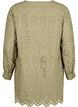 Brodeerattu Puuvillatunika, Coriander, Packshot image number 1