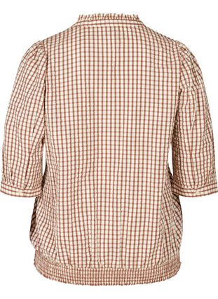 Ruudullinen paita puuvillasta, Coloured Check, Packshot image number 1