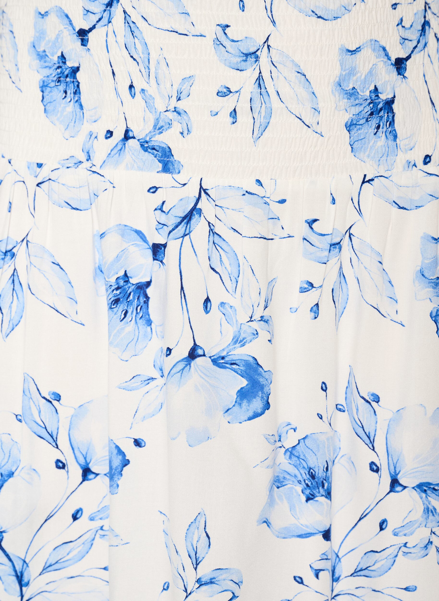 ZizziLyhyt hame, jossa on rypytetty vy&ouml;t&auml;r&ouml;, Sininen, Packshot image number 2