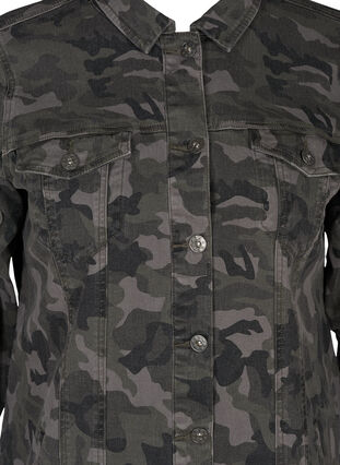 Maastokuosi takki puuvillasta, Camouflage, Packshot image number 2