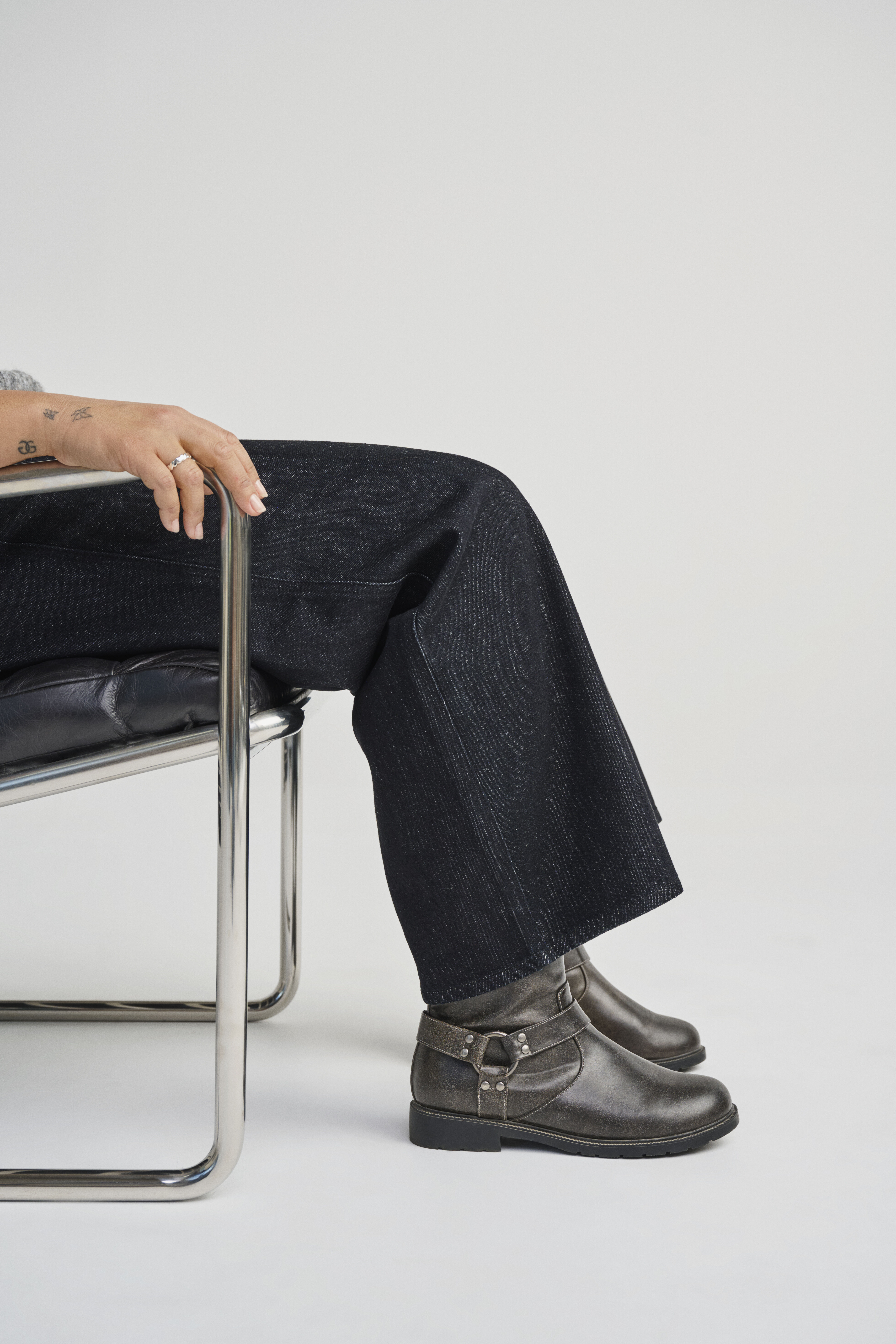 Lyhyt biker boot, , Model