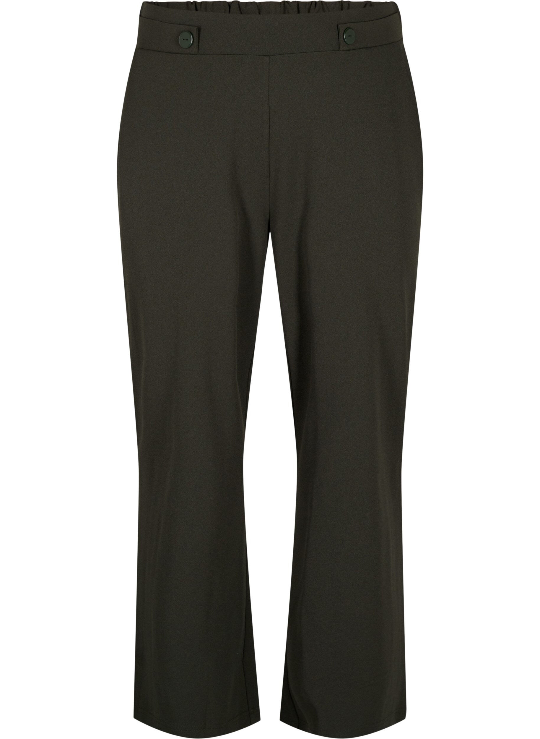 Zizzi Rennot housut taskuilla, Vihre&auml;, Packshot image number 0