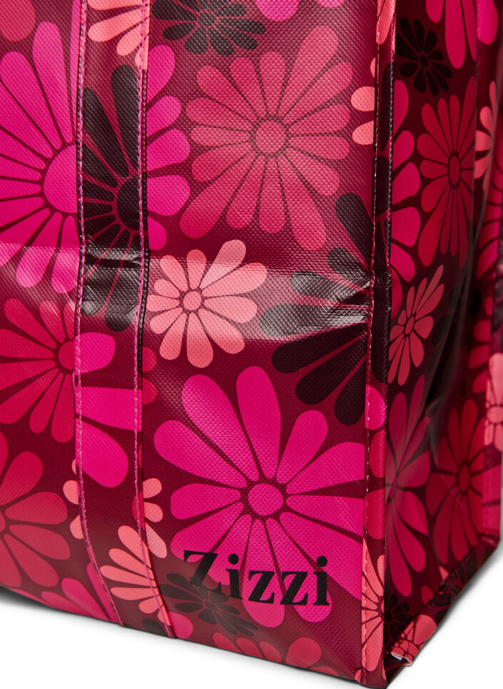 Ostoskassi vetoketjulla, Punainen, Packshot image number 2