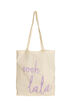 Tote-laukku printill&auml;, Violetti, Packshot image number 0