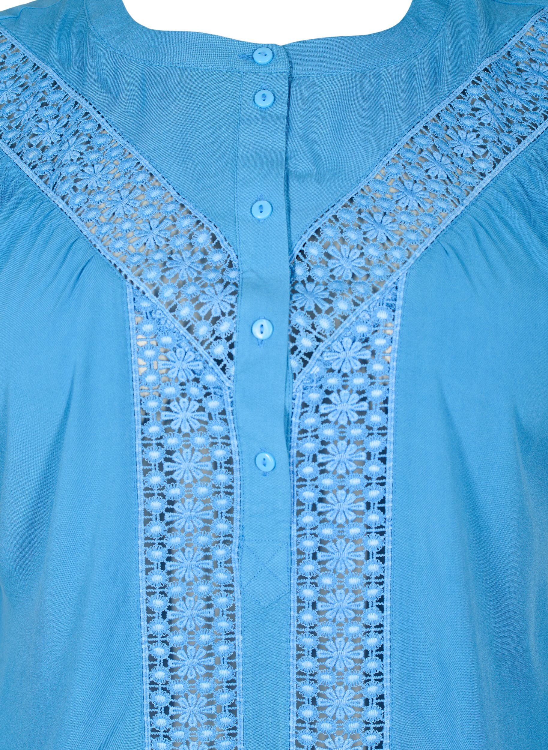 Zizzi Viskoosipusero pitsikoristeella, Marina, Packshot image number 2