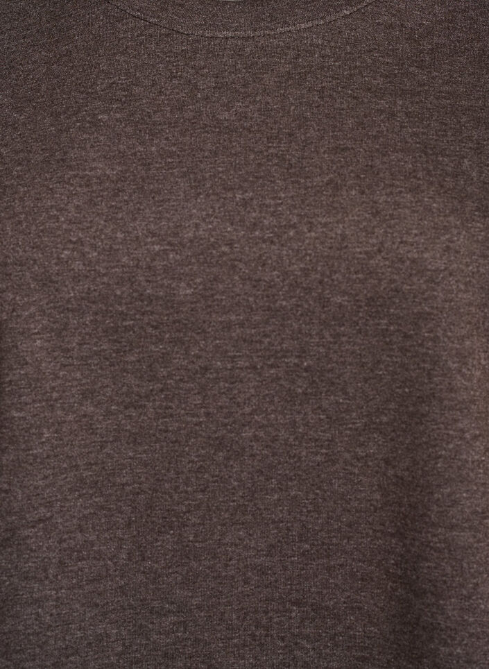 Collegepaita py&ouml;re&auml;ll&auml; p&auml;&auml;ntiell&auml;, Ruskea, Packshot image number 2
