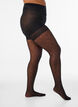 Push-up 25 denier -sukkahousut pilkkukuviolla, Musta, Packshot image number 0