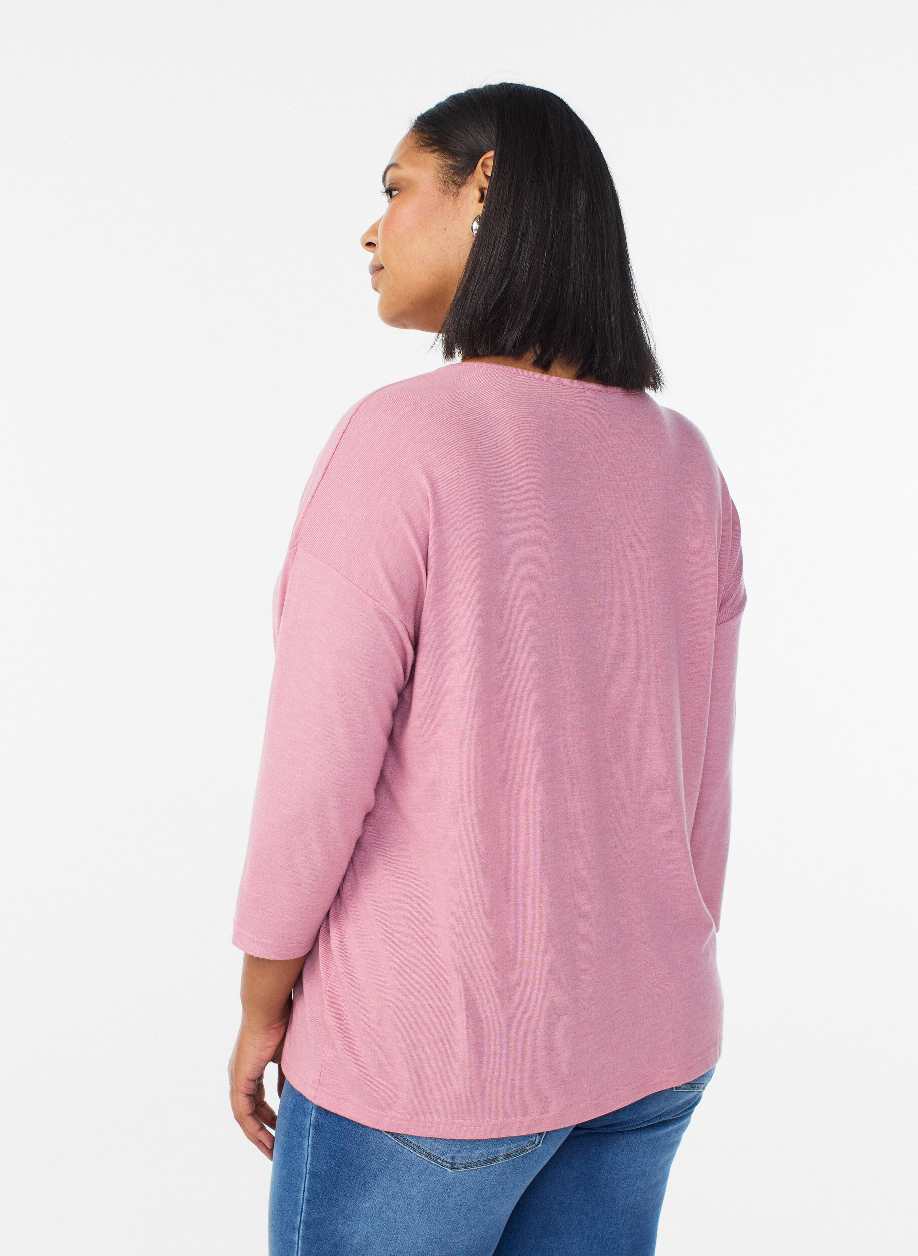ZizziJerseypusero 3/4-hihoilla, Punainen, Model image number 2