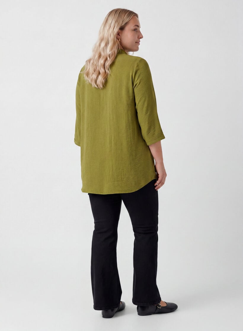 Tunika 3/4-hihoilla, Vihre&auml;, Model image number 2